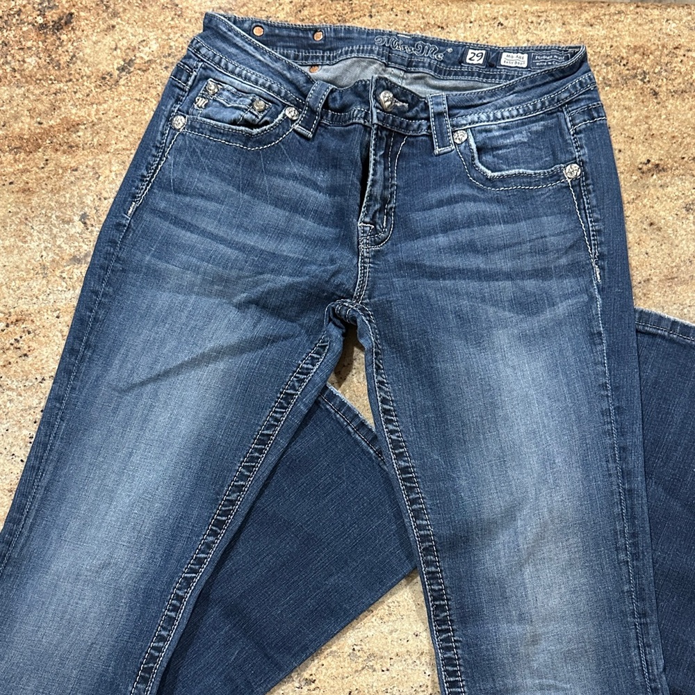 Miss Me Women's Dark Blue Boot Cut Jeans - Picture 2 of 5